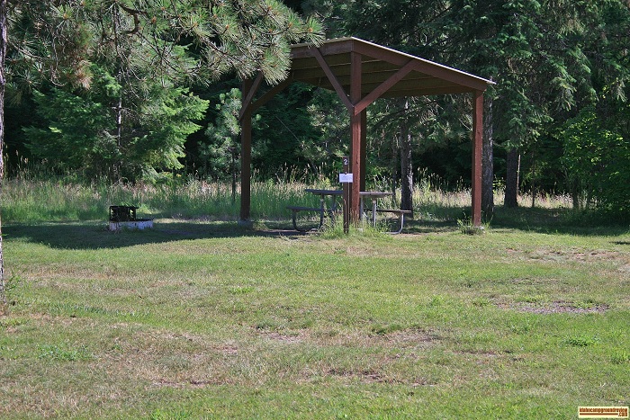 Beauty Creek Campground site 2