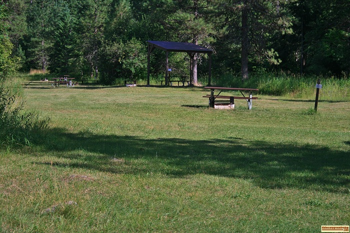 Campsite 3 with 4 beyond, tent camping.