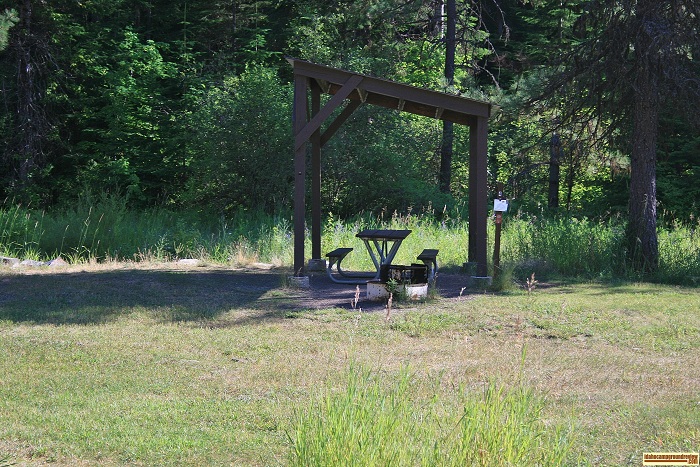 Beauty Creek Campground site 4
