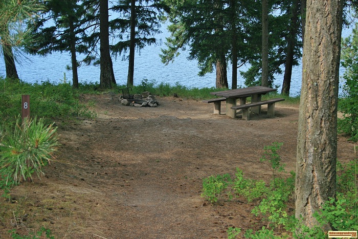 Bells Bay Campground on Lake Coeur d