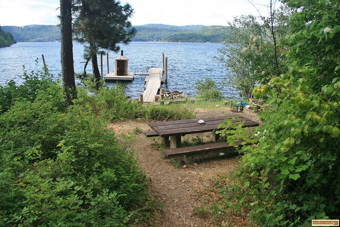 Bells Bay Campground on Lake Coeur d'Alene.