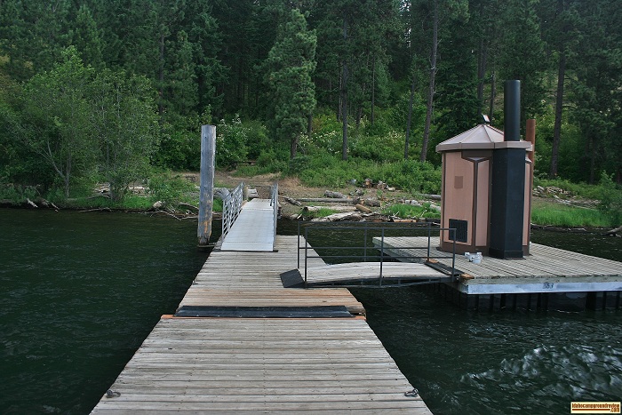 Bells Bay Campground on Lake Coeur d'Alene.