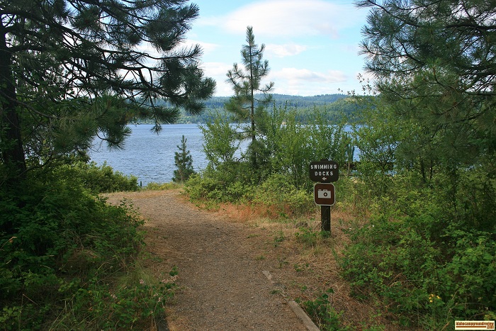 Bells Bay Campground on Lake Coeur d'Alene.