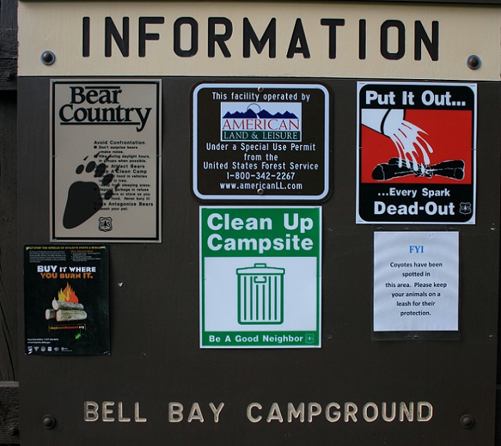Bells Bay Campground on Lake Coeur d'Alene.