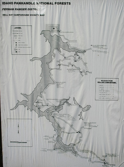 Bells Bay Campground on Lake Coeur d'Alene.