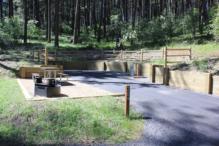 Campsite in Benewah Campground.