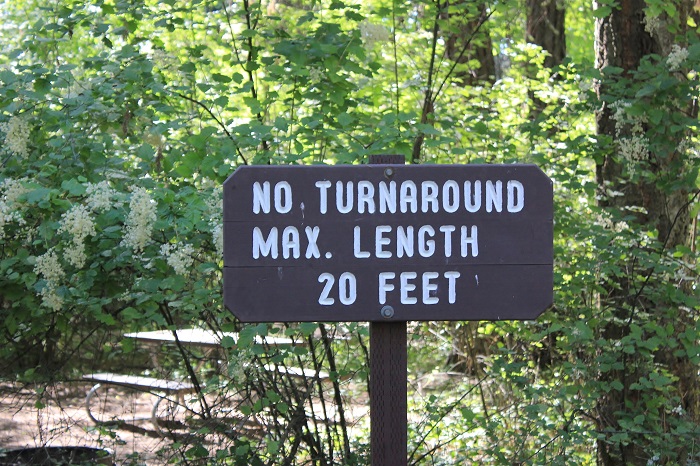 Campsite in Benewah Campground.