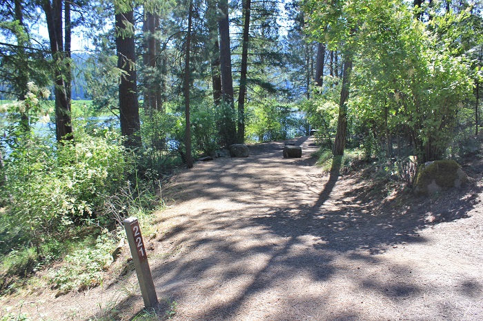 Campsite in Benewah Campground.
