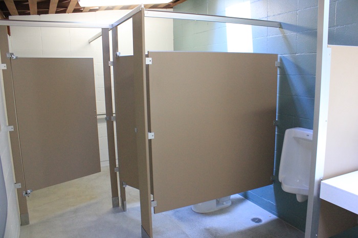 Benewah Campground has a big new bathroom/shower facility.