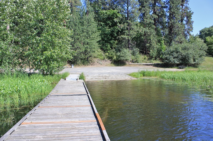 Benewah Campground boat ramp.