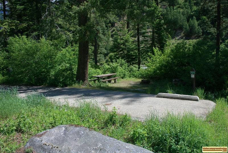 Big Eddy Campground on the payette river near great white water