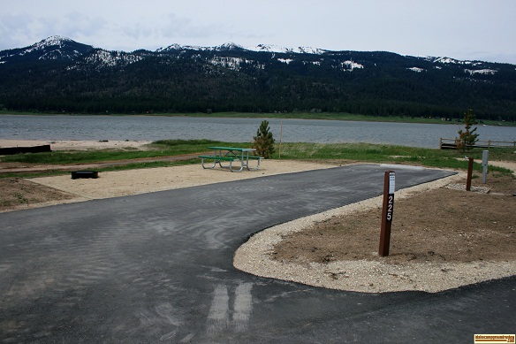 This is campsite 225 in Big Sage Campground.
