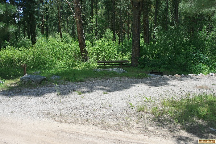 Bird Creek Campground camping, campsite 3.