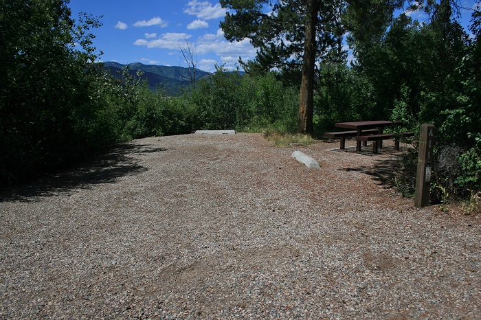 Blowout Campground on Palisades Reservoir