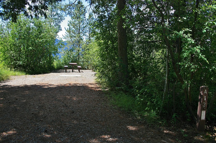 Blowout Campground on Palisades Reservoir