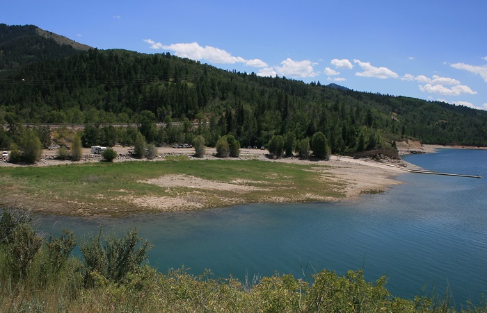 Blowout Campground on Palisades Reservoir