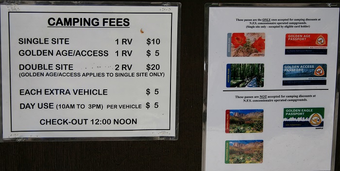 Blowout Campground on Palisades Reservoir.