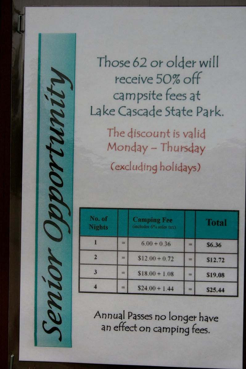 Blue Heron Campground part of Lake Cascade State Park.