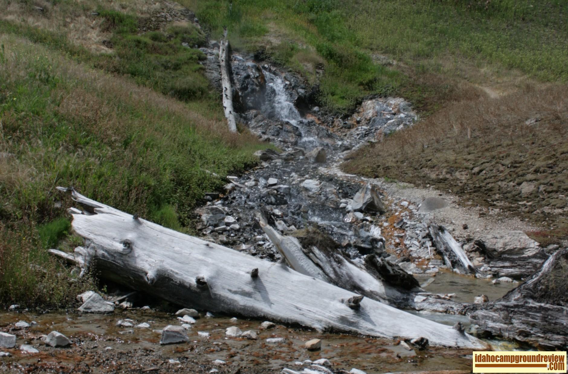 Bonneville Campground on the South Fork of the Payette River.