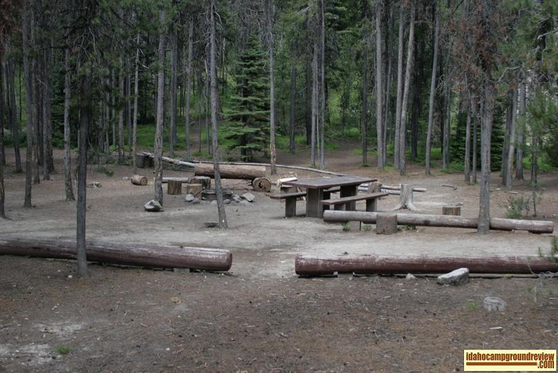 Boundary Creek Campground tent /rv camping site