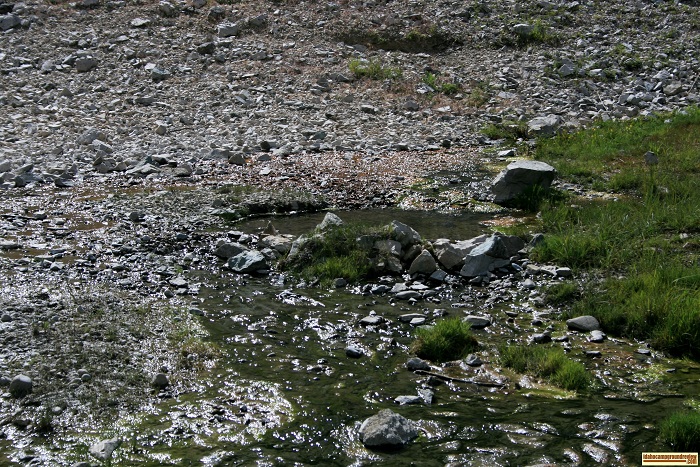 Lightfoot Hot Spring isn't much but someone tried to make it better.