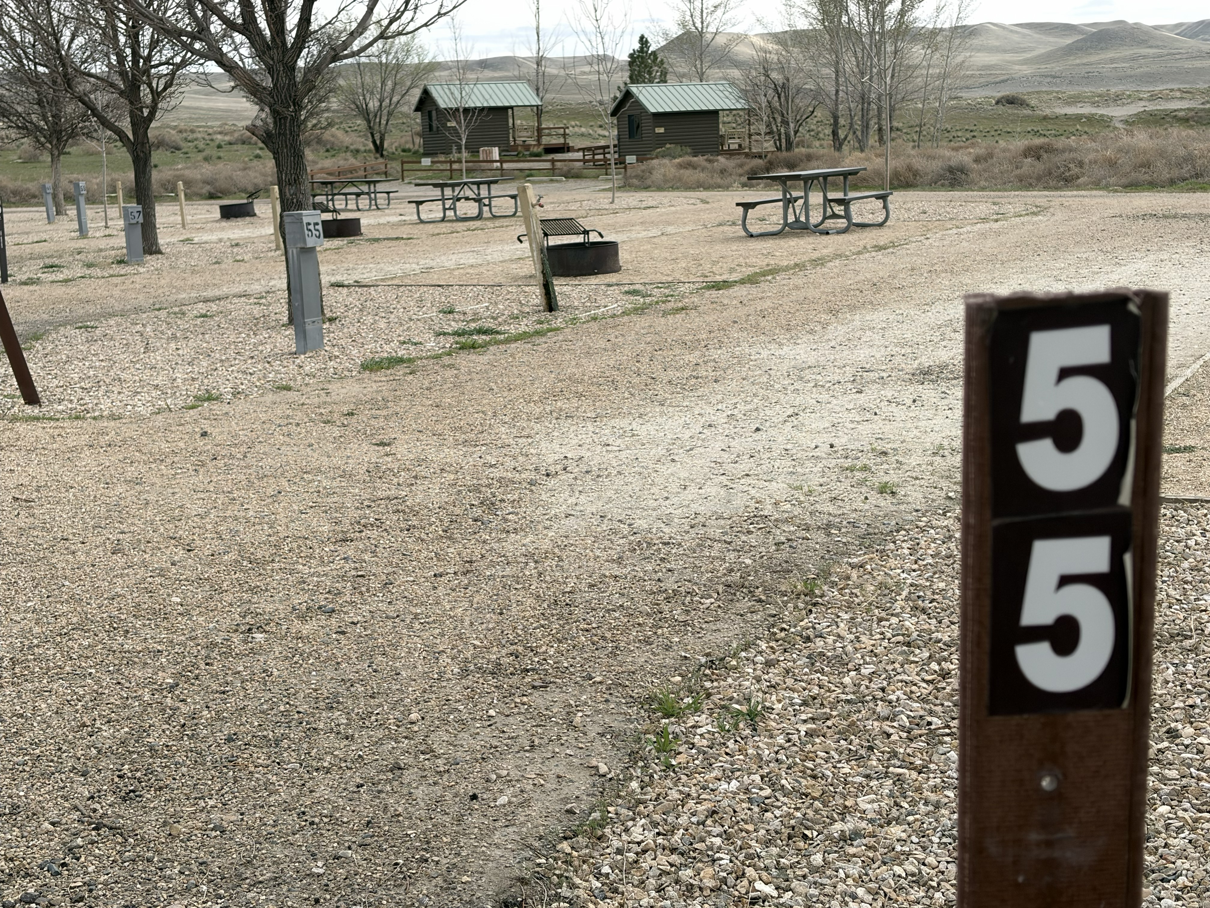 Bruneau Dunes State Park - Campsites