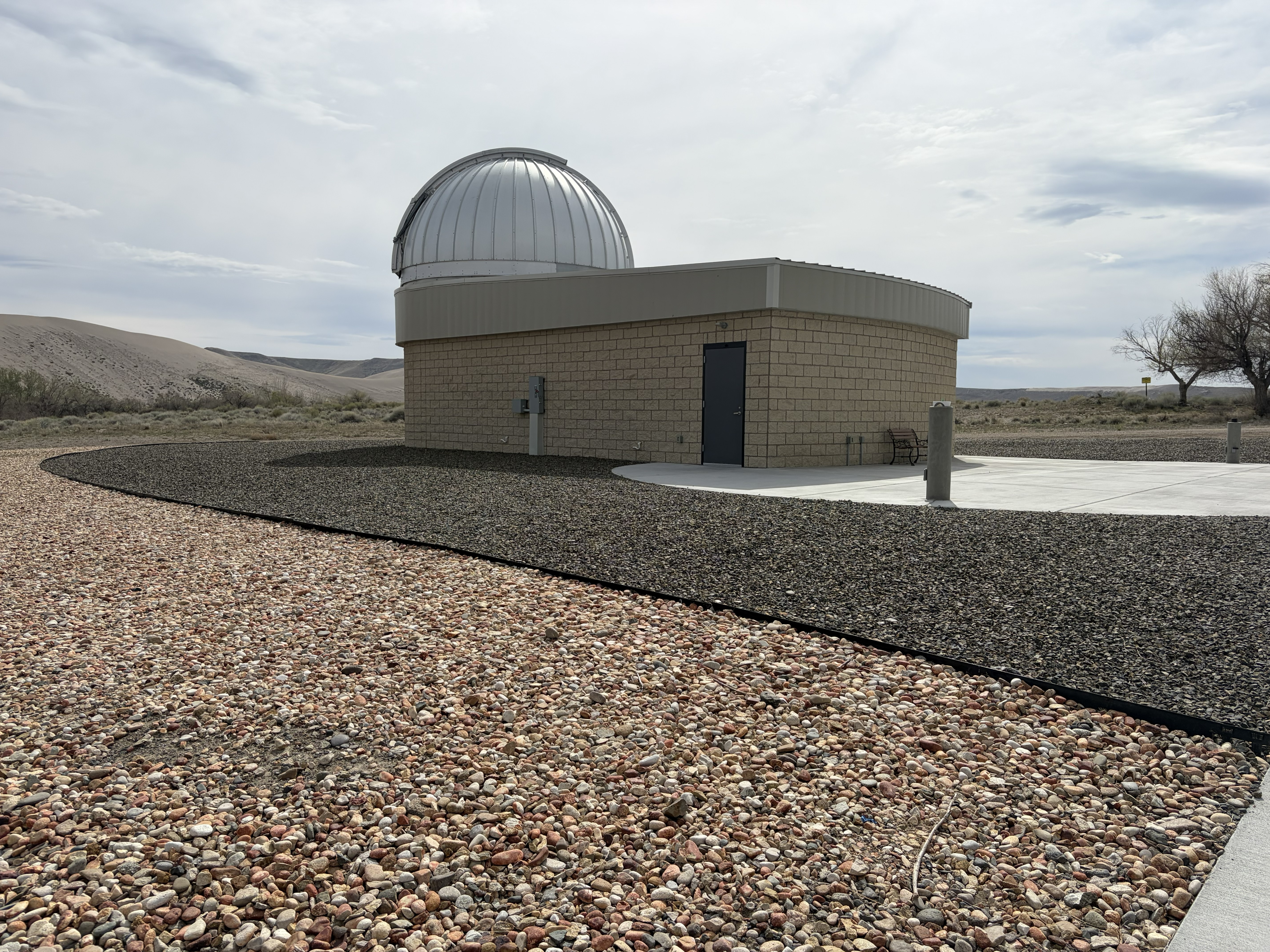 The observatory at Bruneau Dunes State Park