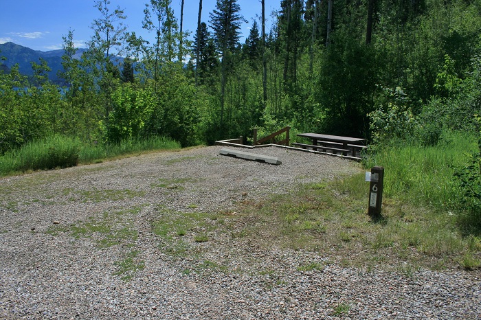 Calamity Campground on Palisades Reservoir.