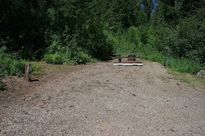 Calamity Campground on Palisades Reservoir.