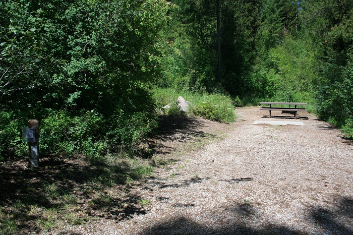 Calamity Campground on Palisades Reservoir.