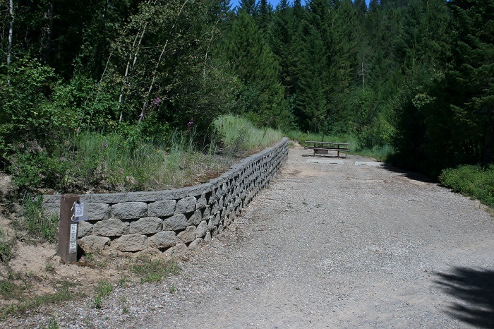 Calamity Campground on Palisades Reservoir.
