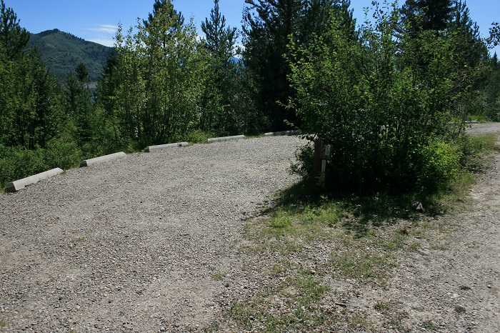 Calamity Campground on Palisades Reservoir.