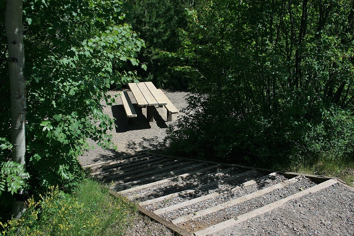 Calamity Campground on Palisades Reservoir.