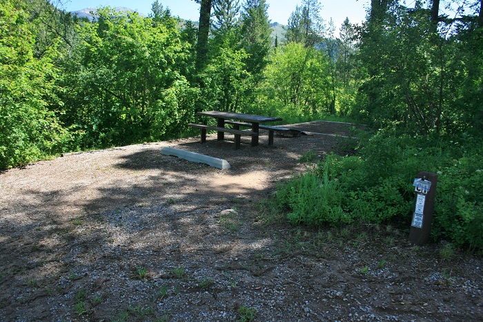 Calamity Campground on Palisades Reservoir.