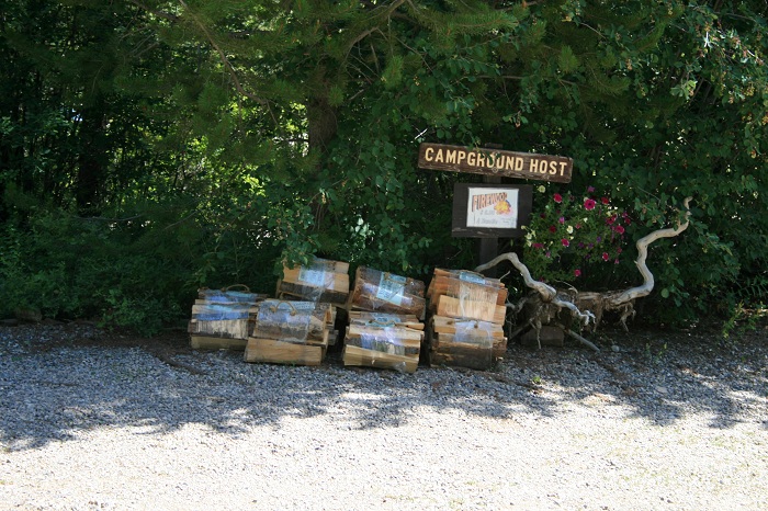 Calamity Campground on Palisades Reservoir.