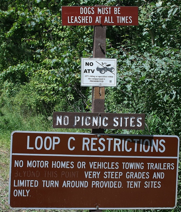 Calamity Campground on Palisades Reservoir.