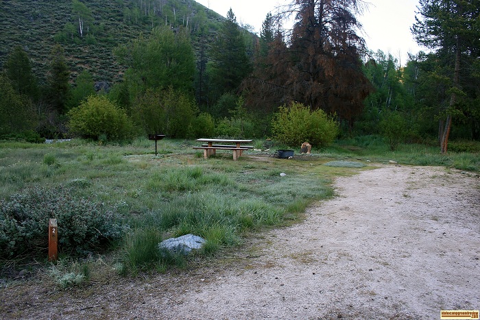 This is campsite #2 in Canyon Creek Transfer Camp.