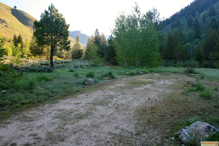 This picture is of campsite #4 in Canyon Creek Transfer Camp on Big Smokey Creek.