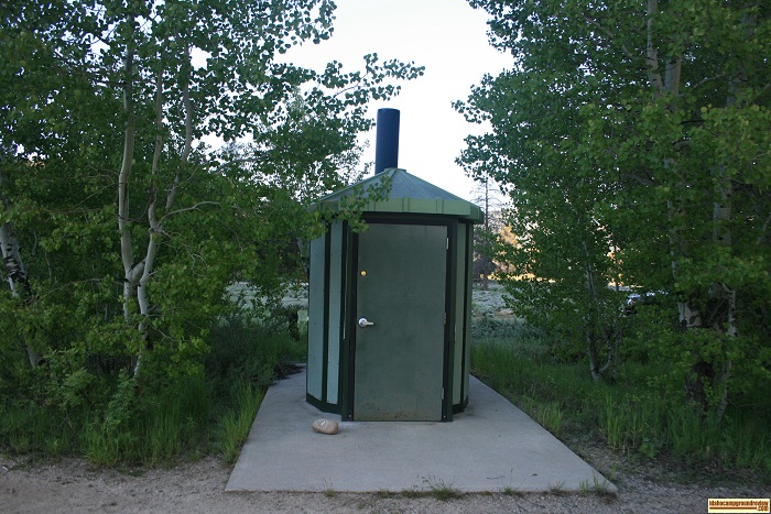 This is the outhouse at Canyon Creek Transfer Camp.