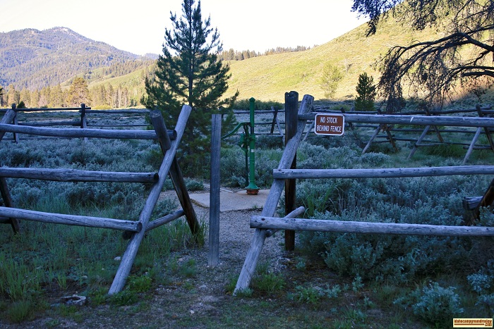 This picture is of the well at Canyon Creek Transfer Camp on Big Smokey Creek.