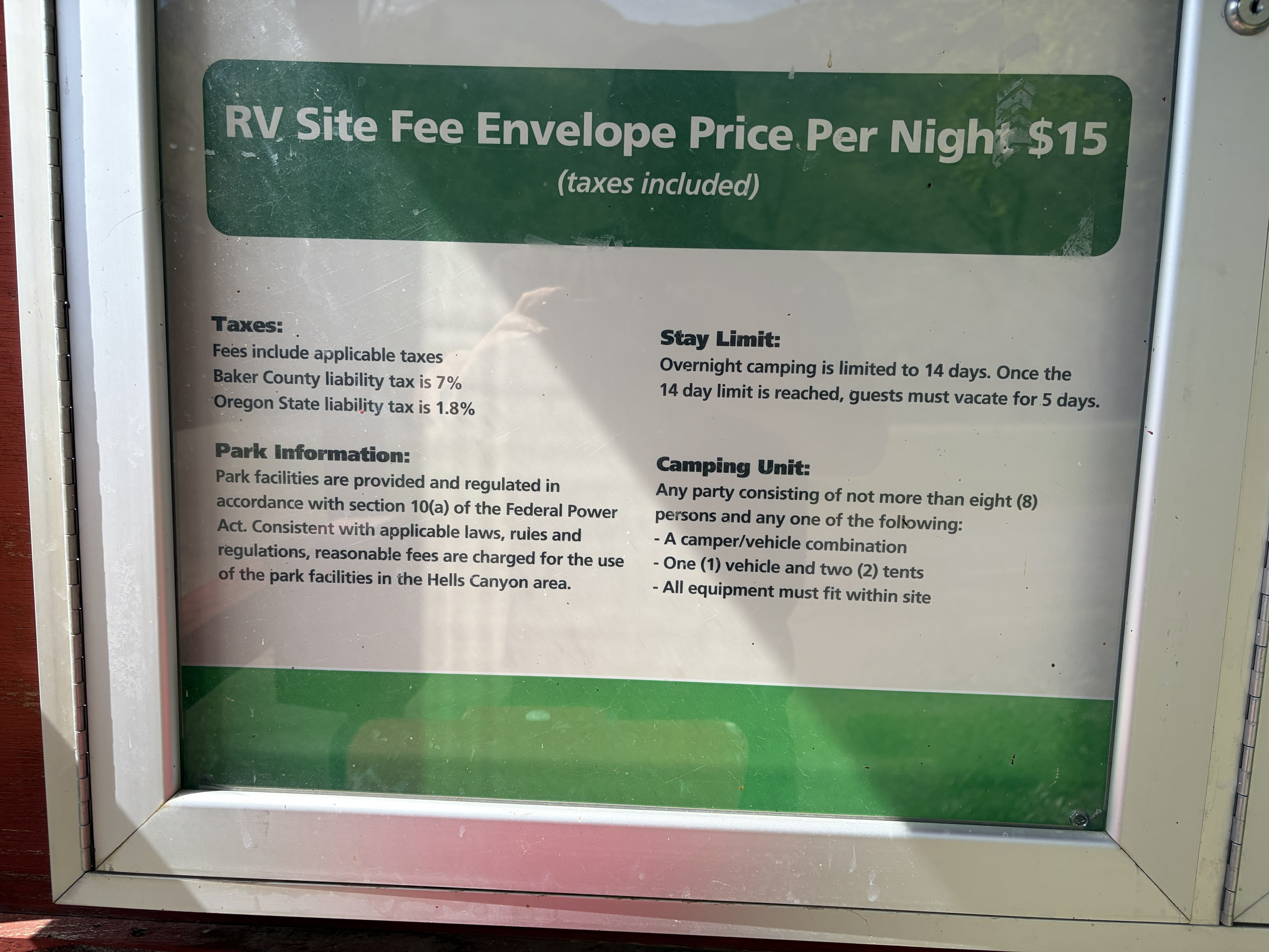 Carter's Landing Signs & Info