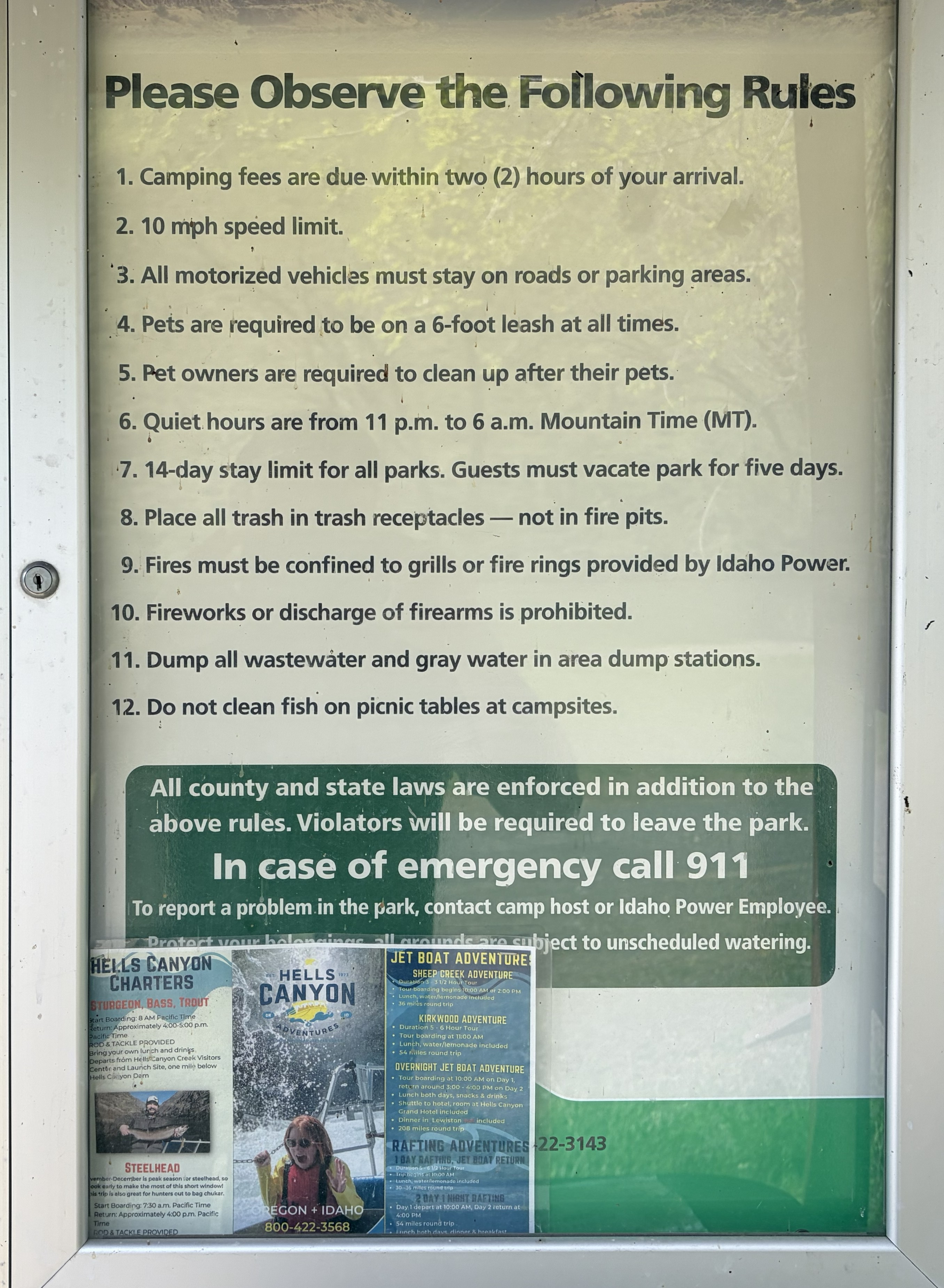 Carter's Landing Signs & Info