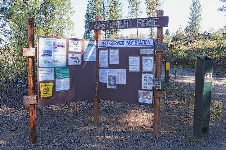 Camping at Cartwright Ridge Campground at Sagehen Reservoir.