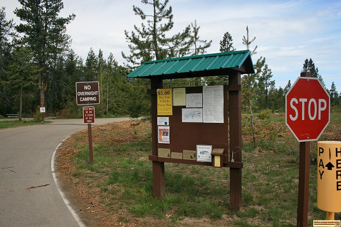 This is the Check in station at the entrance to Boulder Creek Day Use Area.
