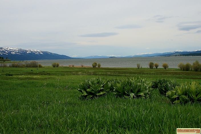 A view of Cascade Lake.
