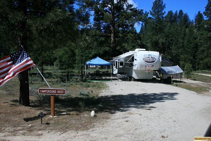 Chaparral Campground camping, camp host