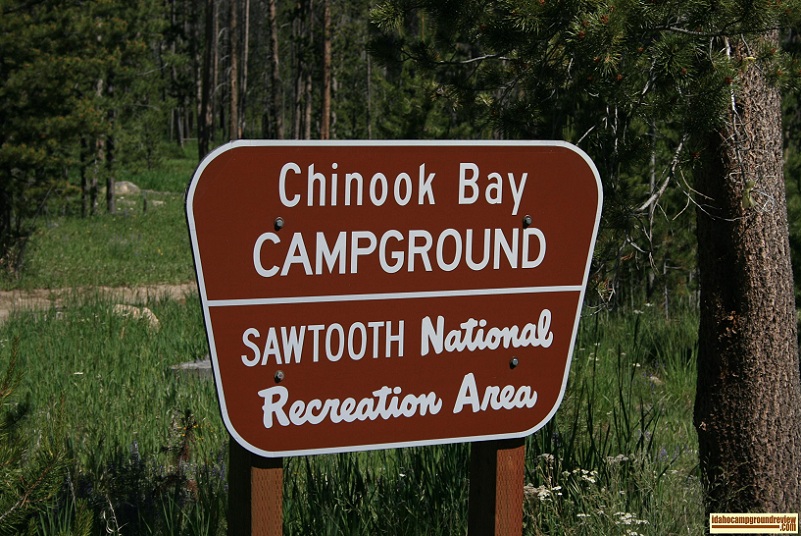 Chinook Bay Campground on Little Redfish Lake