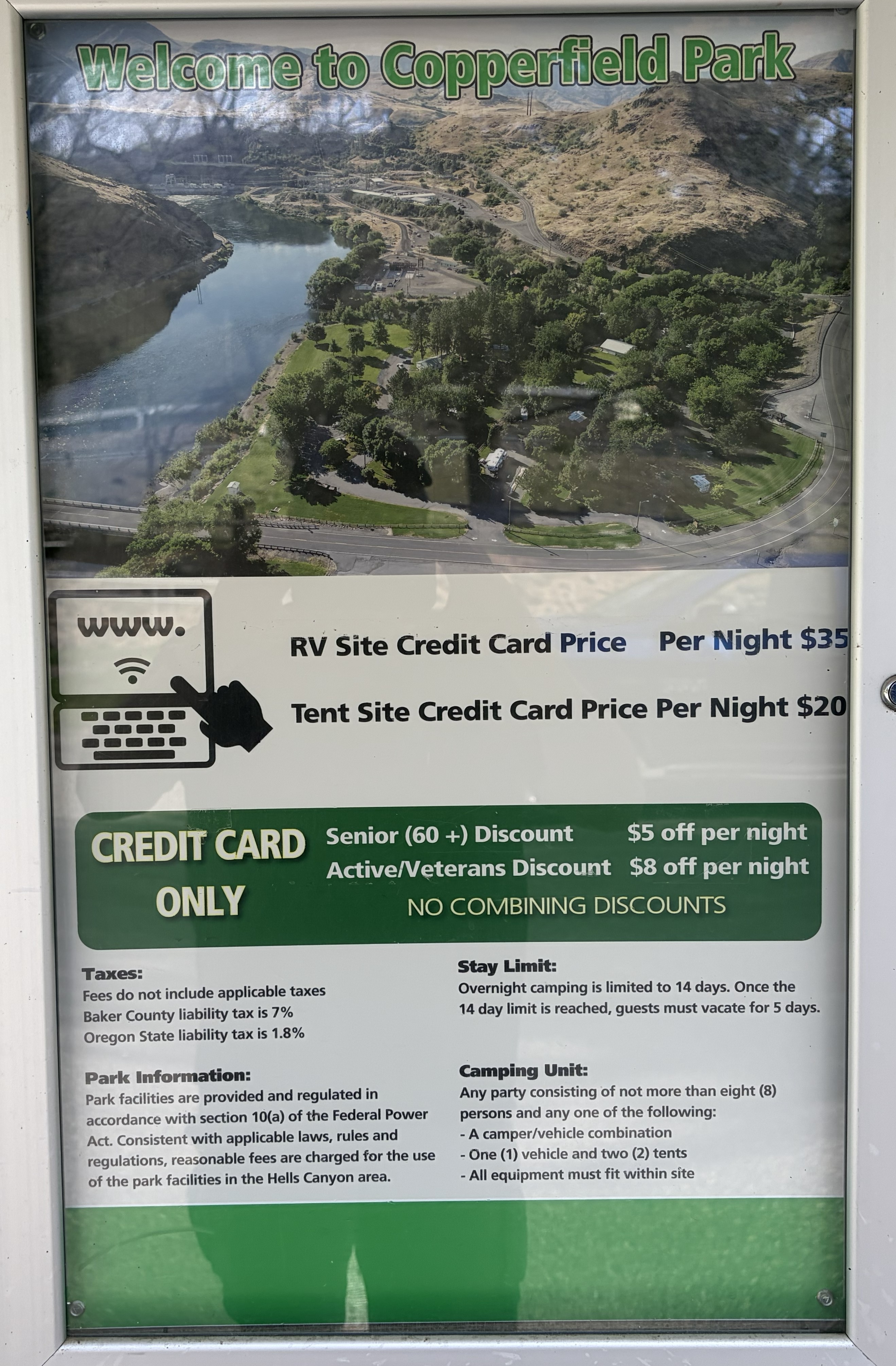 Copperfield Park Signs & Info