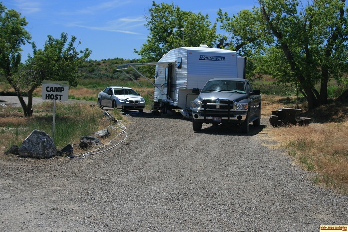Host at Cottonwood Park Campground.