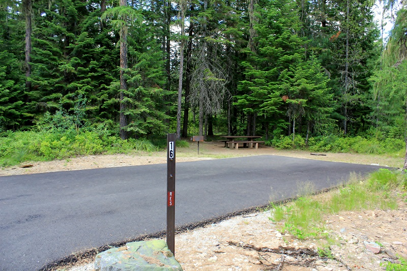 Devil's Elbow Campgorund on the Coeur d'Alene River
